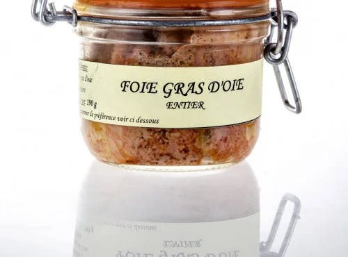 Foie gras entier d'oie fermière du Périgord 125g