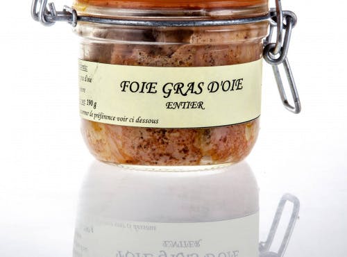 Foie gras entier d'oie fermière du Périgord 190g