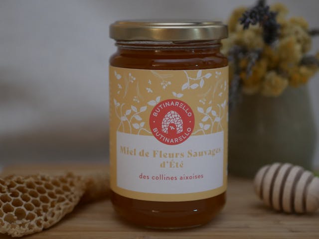 Miel de Fleurs Sauvages d'Été Bio - Collines Aixoises - 400g